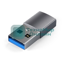 Адаптер Satechi USB Type-A to Type-C. Цвет серый космос.