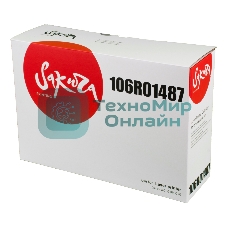 Картридж Sakura 106R01487 для Xerox WC 3210/3220, черный, 4100 к.