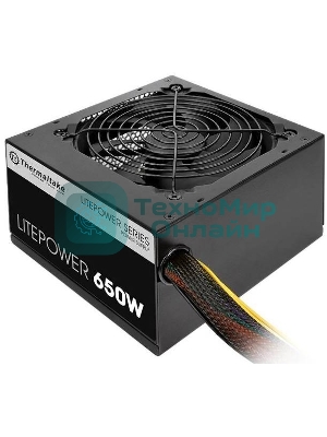 Блок питания Thermaltake Litepower (PS-LTP-0650NPCNEU-2), 650Вт, 120мм, черный