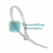Хомут-стяжка нейлоновая многоразовая Rexant 150x3,5 мм, белая, упаковка 100 шт.