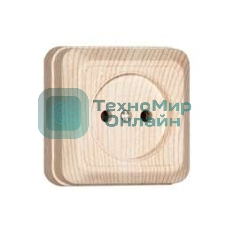 Розетка 1-м ОП Олимп 16А IP20 сосна Universal 5560896