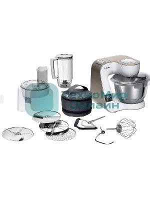 Комбайн Bosch MUM5XW20 белый/бежевый