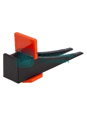 Система выравнивания плитки Сибртех (СВП), комплект: зажимы, клинья (50/50 шт), упаковка ведро