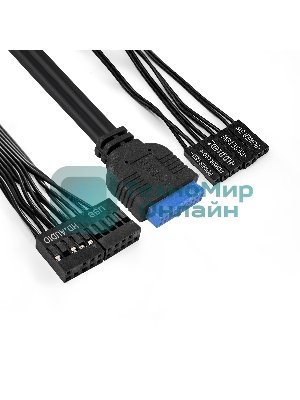 Компьютерный корпус Minitower ExeGate EX291144RUS BAA-105U2-01 (mATX, без БП, 2*USB+2*USB 3.0, аудио, черный)