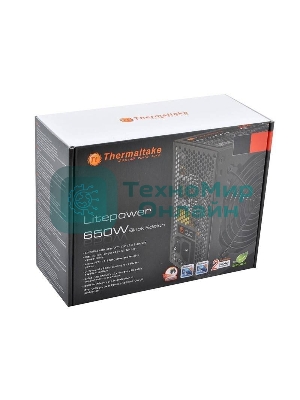 Блок питания Thermaltake Litepower (PS-LTP-0650NPCNEU-2), 650Вт, 120мм, черный