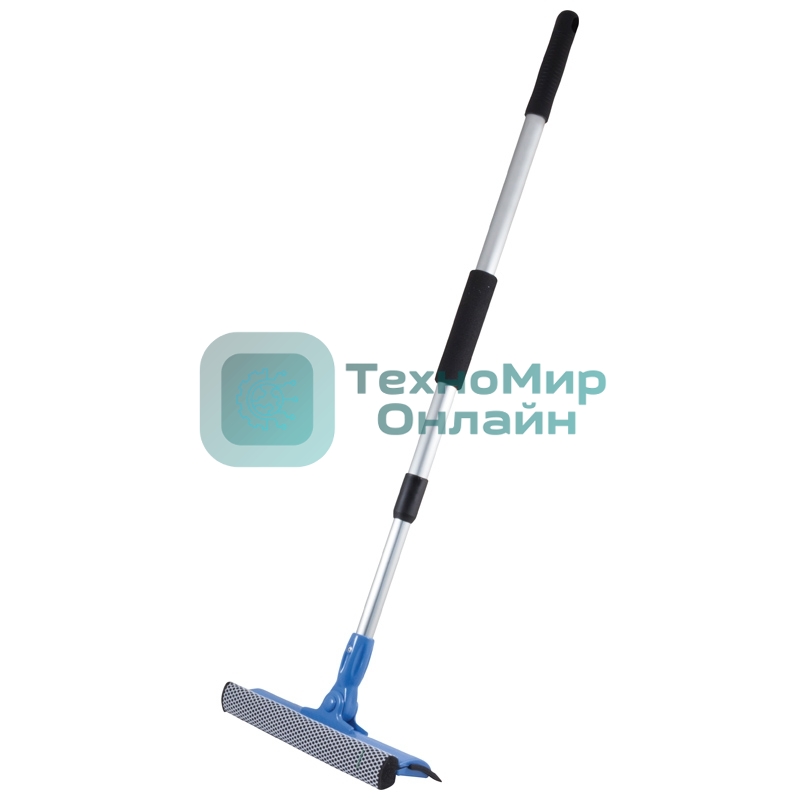 Стекломой Рыжий кот WS-07-F (складной с телеск. алюм. ручкой), размер щетки:25см, длина:73-120см