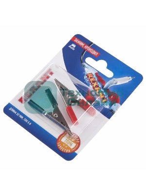 Зажим крокодил Rexant, длина 52 мм, ток 5A, 2 шт.