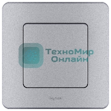 Рамка 1 пост алюминий Inspiria