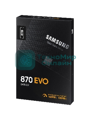 Накопитель SSD Samsung 4Tb 870 EVO, V-NAND, 2.5