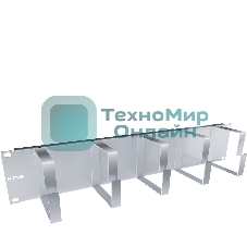 Кабельный органайзер Горизонтальный NTSS NTSS-HORG-2U-5(85) односторонний кольца 2U шир.:19