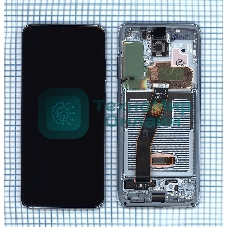 Дисплей для Samsung Galaxy S20 SM-G980F голубой