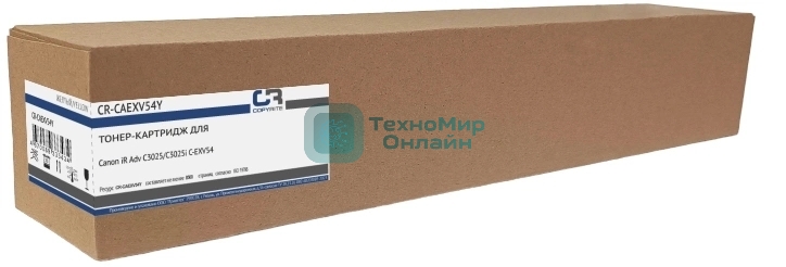 Картридж лазерный CopyRite CR-CAEXV54Y C-EXV54 желтый (8500 стр.) для Canon iR Adv C3025/C3025i
