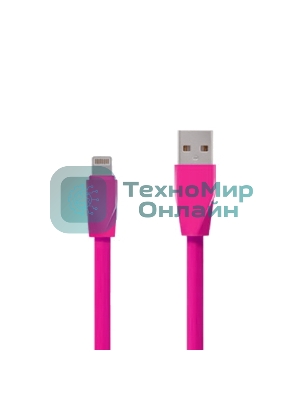 Кабель USB ACD-Life Lightning - USB-A TPE, 1м, маджента