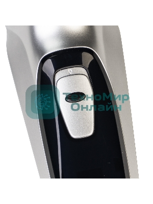 Электробритва Galaxy Line GL 4209, серебряный с черным, роторная, аккумуляторная, 5 Вт, Li-Ion аккумулятор емкостью 600 мА*ч, время непрерывной работы до 1,5 ч, ножи из нержавеющей стали, 3 независимые плавающие головки, возможность промывки бреющего блока, индикатор заряда и работы, встроенный триммер для подравнивания висков, USB зарядка