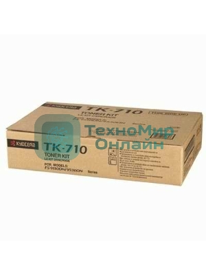 Картридж лазерный Kyocera TK-710 (1T02G10EU0) черный для FS-9130DN/9530DN 40000 стр.