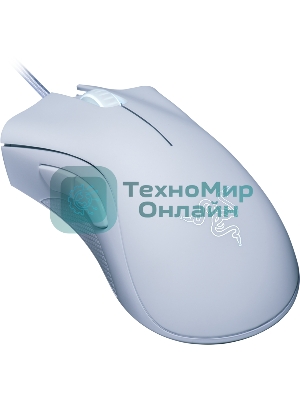 Мышь проводная Razer DeathAdder Essential белый, 6400 dpi, USB, кнопки - 5