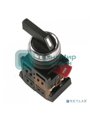 Переключатель ALC-22 на 2 полож. черный 1з+1р IEK BSW10-ALC-2-K02