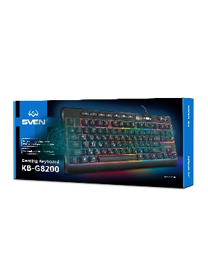 Клавиатура SVEN KB-G8200 проводная, USB Type-A, чёрный