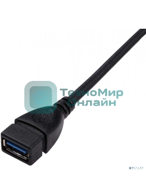 Кабель адаптер угловой KS-is KS-401O USB 3.0 M-F, левый