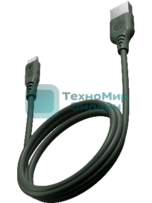 Кабель Vipe VPCBLMFIPVCGRN USB (m)-Lightning (m) 1.2м зеленый