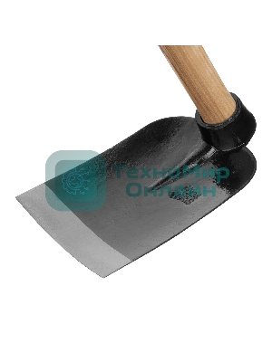 Кетмень Сибртех 175х265х900 мм, цельнокованый, деревянный лакированный черенок