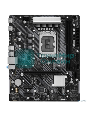Материнская плата ASRock B760M-H2/M.2, LGA 1700, Intel B760, 2xDDR5, 4xSATA, 2xM.2, 1xPCIe 4.0 x16, 2xPCIe x1, 1xDP, 1xHDMI, 1xVGA, 1x 2.5Gb LAN, 2xUSB-A 3.2 Gen 1, 3xUSB 2.0, 3x3.5 мм, 7.1, mATX