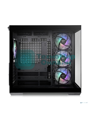 Компьютерный корпус Thermaltake View 380 TG ARGb черный без БП ATX 6x120мм 2x140мм 1x200мм 2xUSB3.0 audio bott PSU