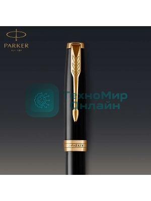 Ручка роллер Parker Sonnet Core T530 (CW1931496) LaqBlack GT F черн. черн. подар.кор.