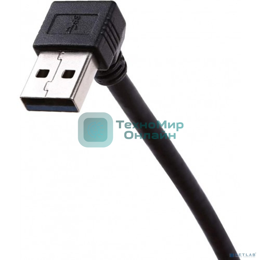 Кабель адаптер угловой KS-is KS-401O USB 3.0 M-F, левый