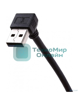 Кабель адаптер угловой KS-is KS-401O USB 3.0 M-F, левый
