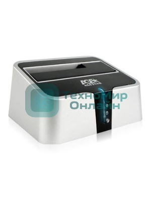 Док-станция для HDD AgeStar 3UBT2 SATA пластик серебристый 1