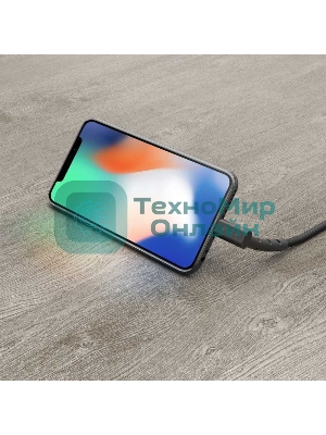 Кабель Hama 00187212 Lightning (m) угловой USB 2.0 (m) 1.5м черный