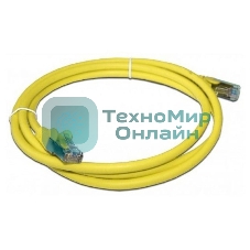Патч-корд LANMASTER LAN-PC45/S5E-5.0-YL вилка RJ-45-вилка RJ-45 cat.5е 5м желтый LSZH (уп.:1шт)