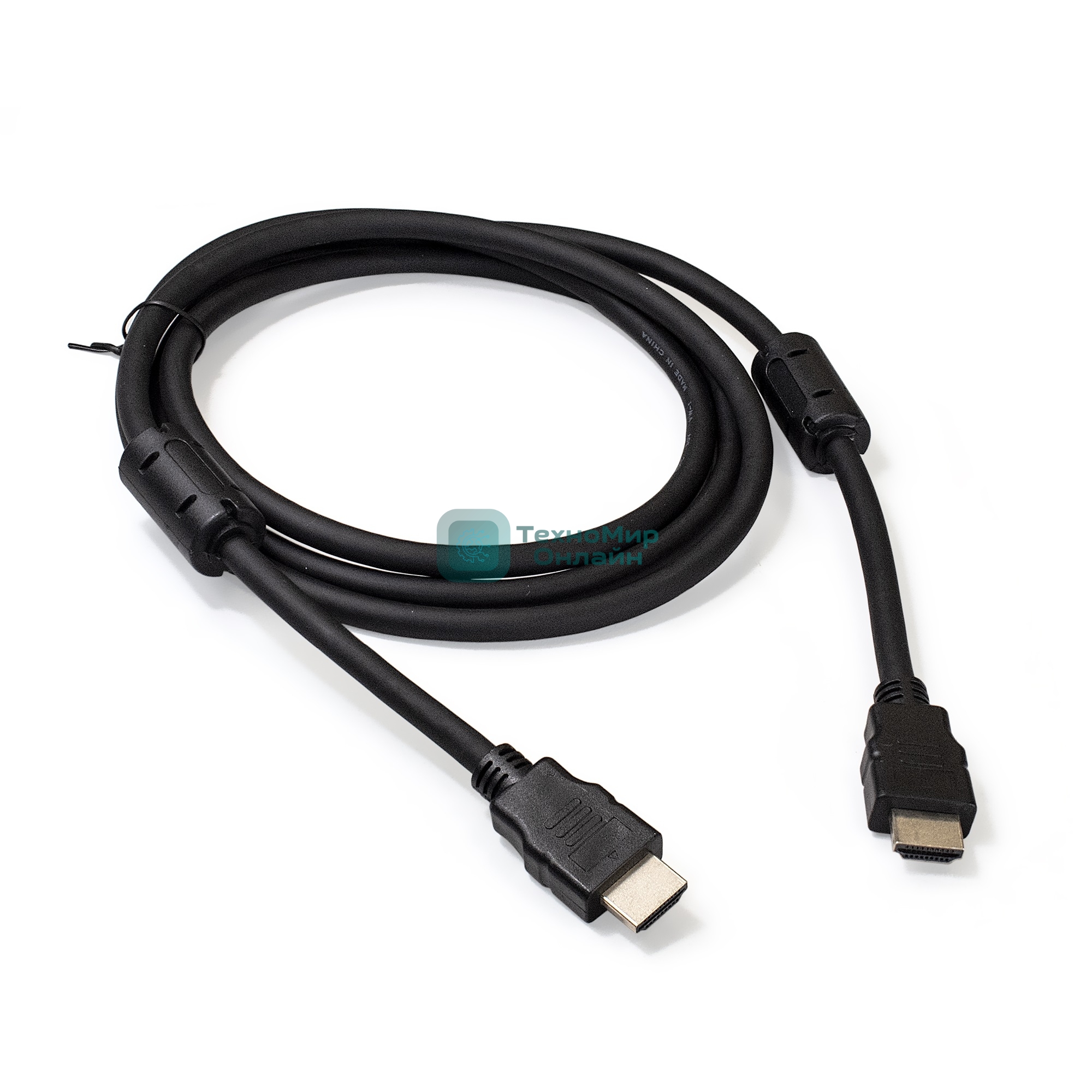 Кабель HDMI Exegate EX287723RUS EX-CC-HDMI2-1.8F (19M/19M, v2.0, 1,8м, 4K UHD, Ethernet, ферритовые кольца, позолоченные контакты)