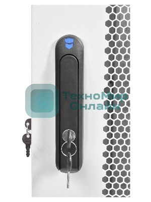 Шкаф телекоммуникационный напольный 42U (600x1000) дверь перф. 2шт, черный