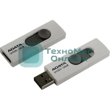 Флешка USB ADATA UV220 (AUV220-32G-RWHGY), 32Gb, USB 2.0, R/W 15/5, белый/серый