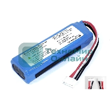 Аккумуляторная батарея для JBL Charge 3 (2016 года) GSP1029102A 6000mAh 3,7V (прямая полярность)