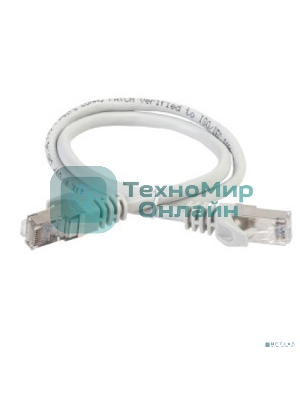 Коммутационный шнур (патч-корд) ITK PC01-C5EFL-3M, cat.5e FTP, LSZH, 3м, серый