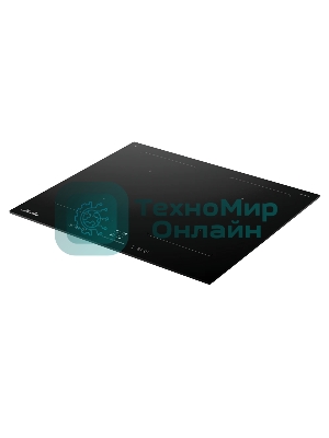 Индукционная варочная панель Monsher MHI 6026, 60 см, индукция, High-Tech, inverter, 9 уровней мощности, бустер, Stop and Go, автоматическое отключение, таймер, индикатор остаточного тепла, сенсорное/слайдерное управление, черный