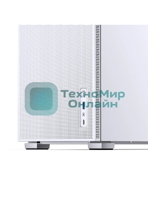 Компьютерный корпус без блока питания Case JONSBO D41 MESH, Midi-Tower, TG, no fan, 1xUSB-A 3.2 + 1xUSB-C 3.2, ATX, mATX белый