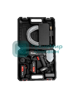 Моечная машина высокого давления аккумуляторная А-21-02, 40 бар, 4 л/мин, Li-ion 21 В, 2 акк. MTX