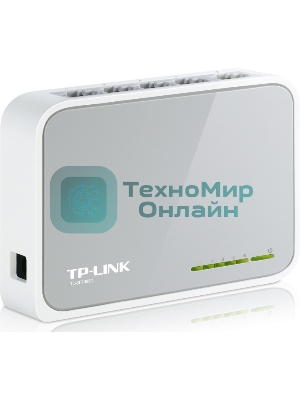 Коммутатор TP-Link SOHO TL-SF1005D Коммутатор 5-port 10/100M mini Desktop Switch, 5 10/100M RJ45 ports, Plastic case