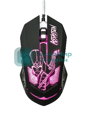 Мышь проводная Qumo Dragon War Assassin M33 черный, 3200 dpi, USB, кнопки - 6