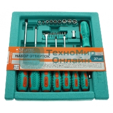 Набор отверток Sturm! 1040-02-SS5, 27 ПРЕДМЕТОВ КЕЙС-ДИСПЛЕЙ