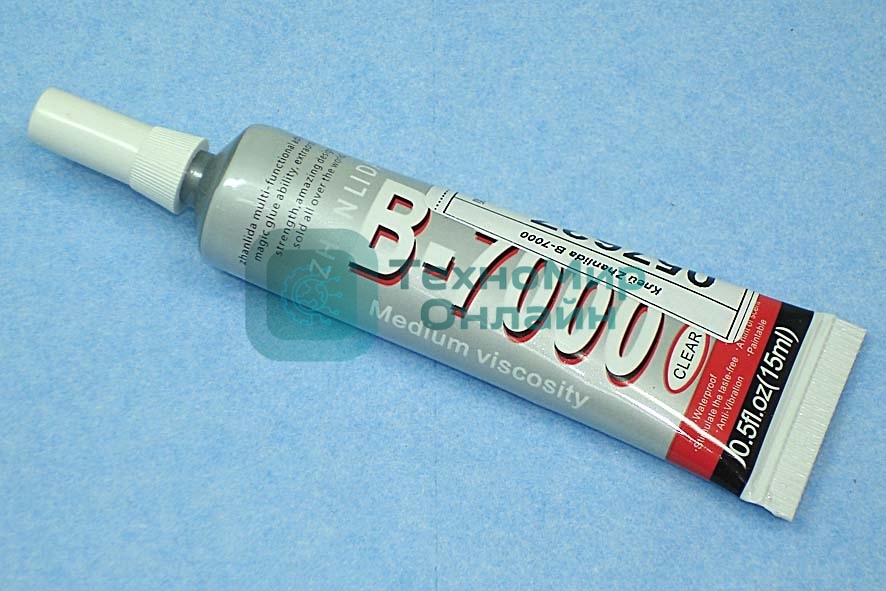 Клей Zhanlida B-7000 прозрачный 15мл