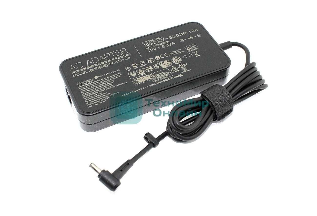 Блок питания (сетевой адаптер) для ноутбуков Asus 19V 6.32A 120W 4.5x3.0