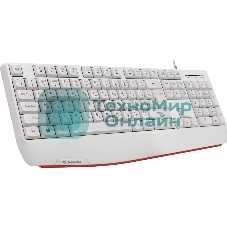 Клавиатура проводная Defender Atom HB-546, USB, белый