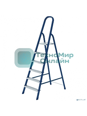 Стремянка Сибртех 6 ступеней, стальная