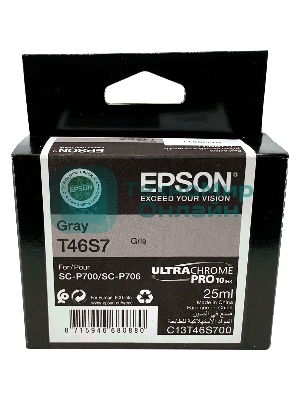 Картридж струйный серый Epson T46S7 для SC-P700