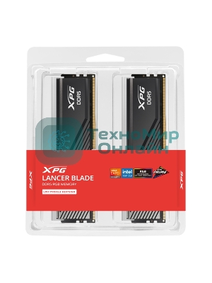 Оперативная память XPG Lancer Blade, DDR5, 32GB (2x16GB), 6000MHz, CL34, DIMM, с радиаторами, RGB, черный